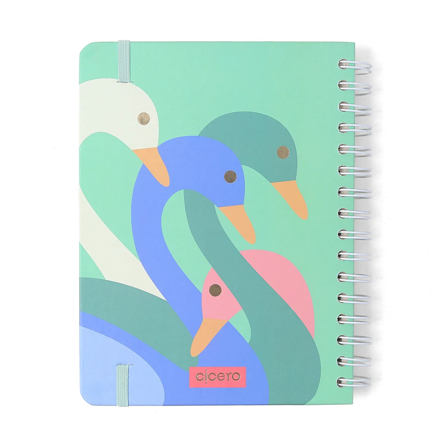 Planner Permanente Wire-O Lagoa Semanal Notas A5 Pedalinho