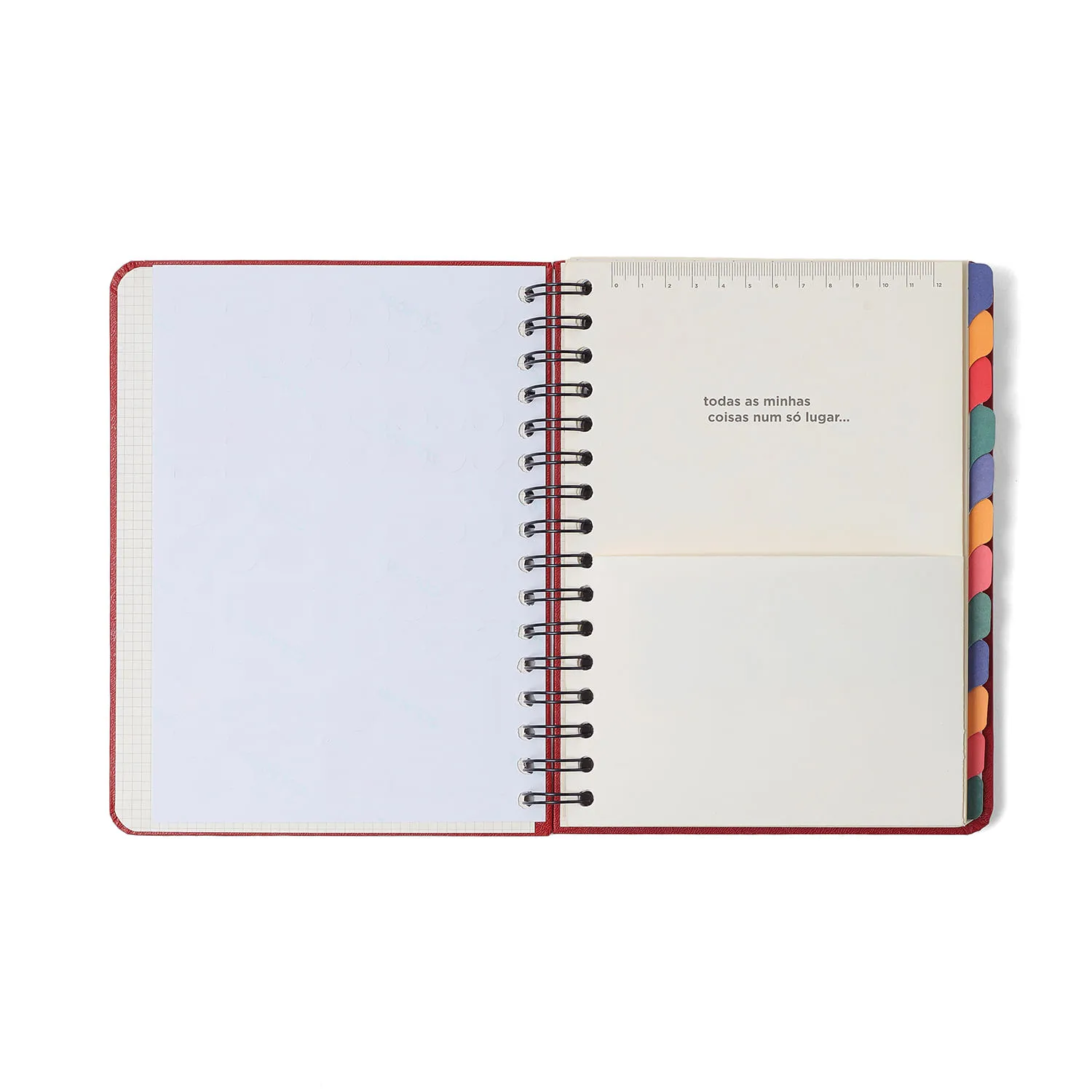 Planner Permanente Wire-O Lagoa Semanal Notas A5 Pedalinho