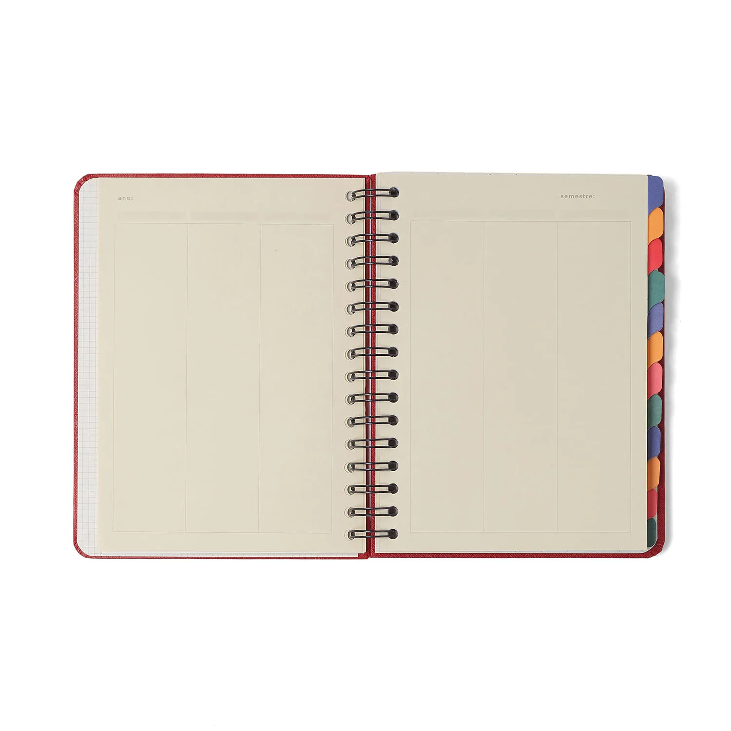 Planner Permanente Wire-O Lagoa Semanal Notas A5 Pedalinho