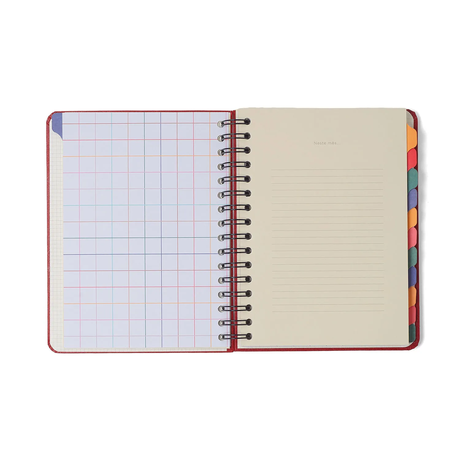 Planner Permanente Wire-O Lagoa Semanal Notas A5 Pedalinho