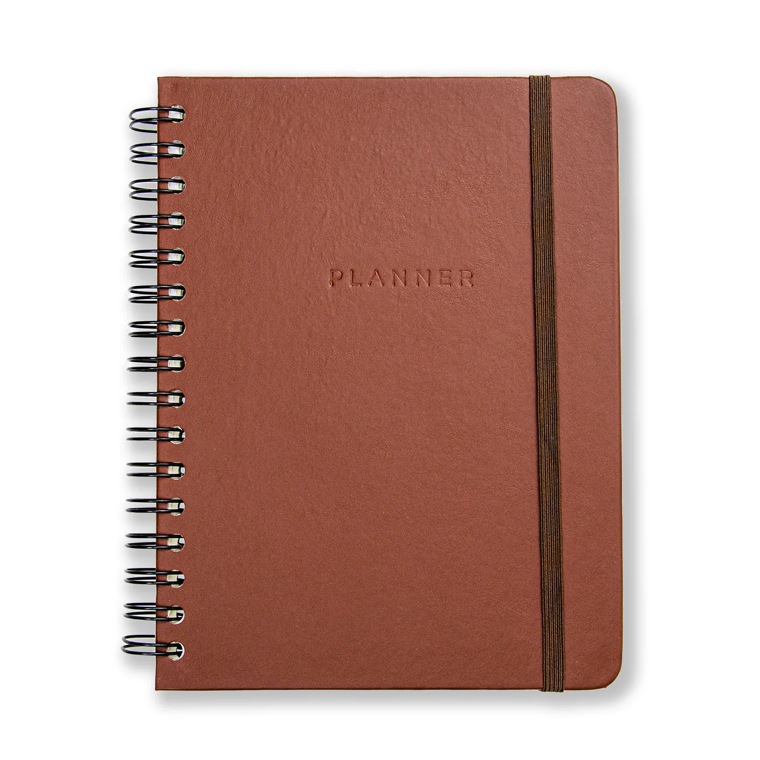 Planner Permanente Wire-o Clássica Semanal Notas A5 Café