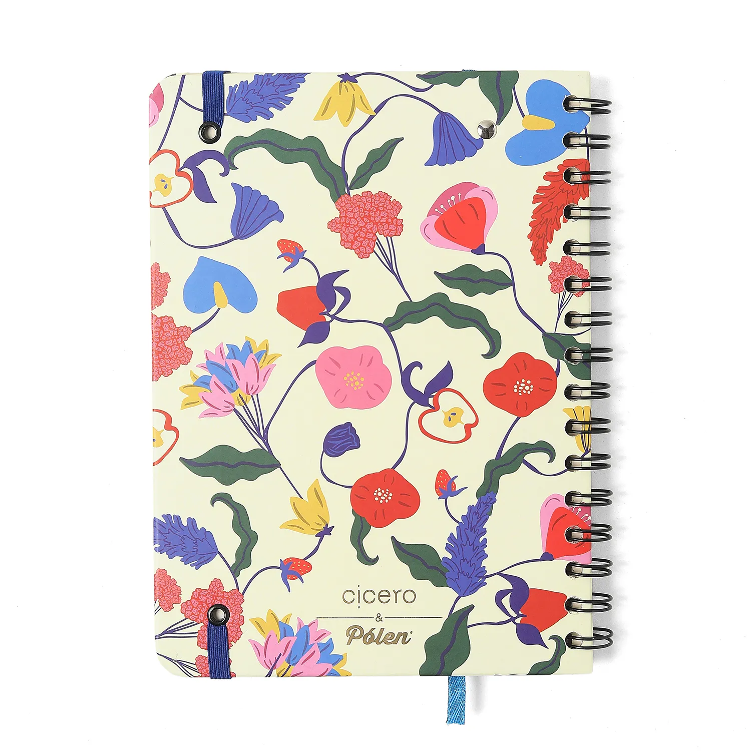 Planner Permanente Wire-o Doce Florada Financeiro A5 Off White