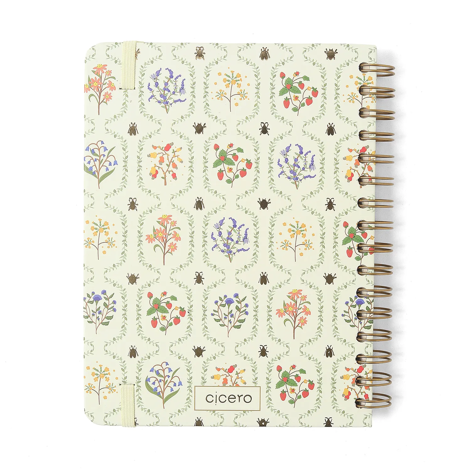 Planner Permanente Wire-o Jardim Semanal Notas A5 Off White