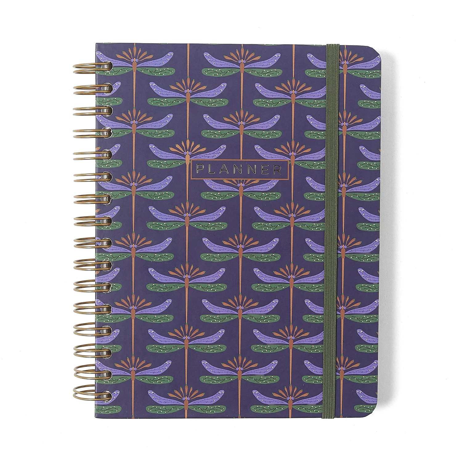 Planner Permanente Wire-o Libélulas Semanal Notas A5 Azul