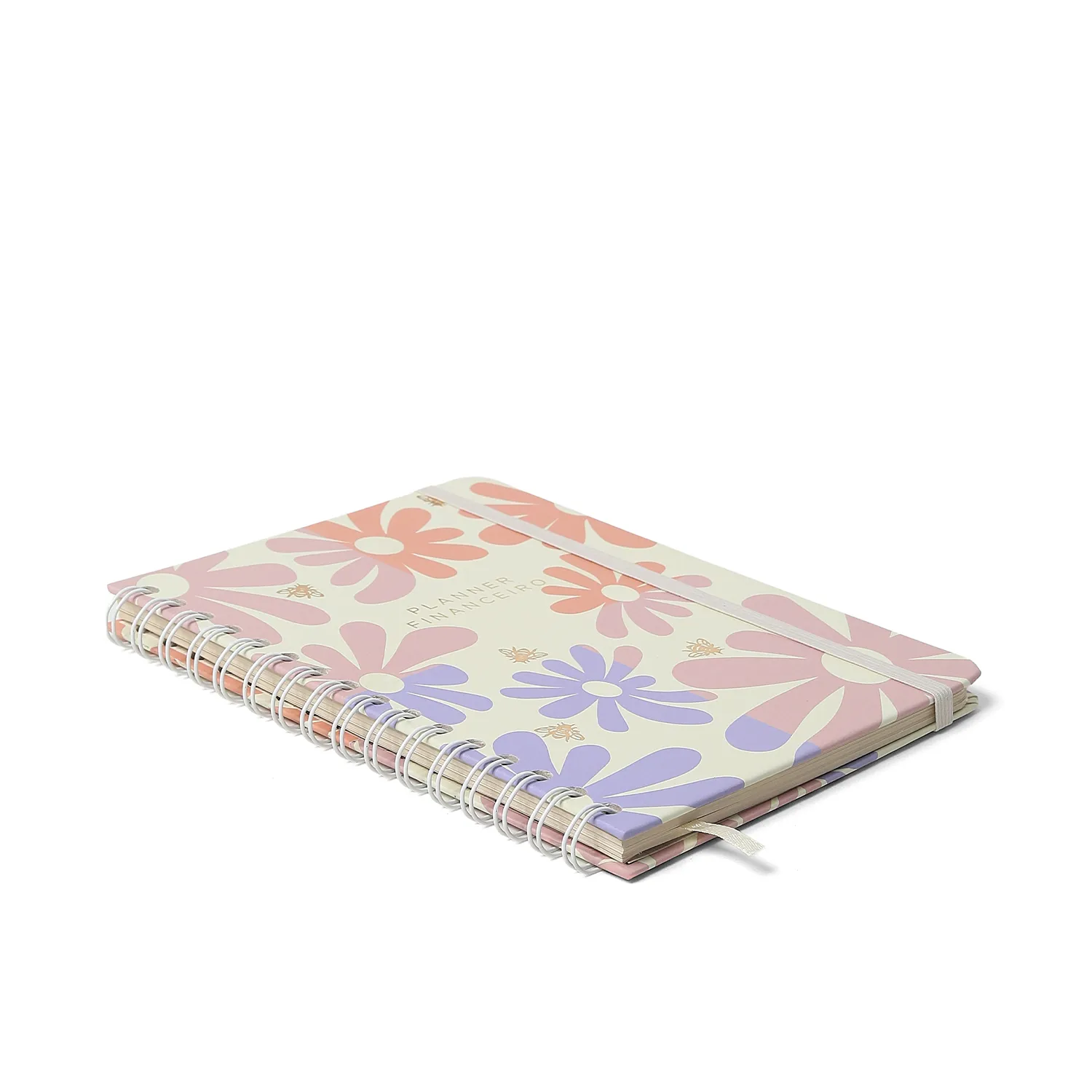 Planner Permanente Wire-o Melissa Financeiro A5 Block Bloomy