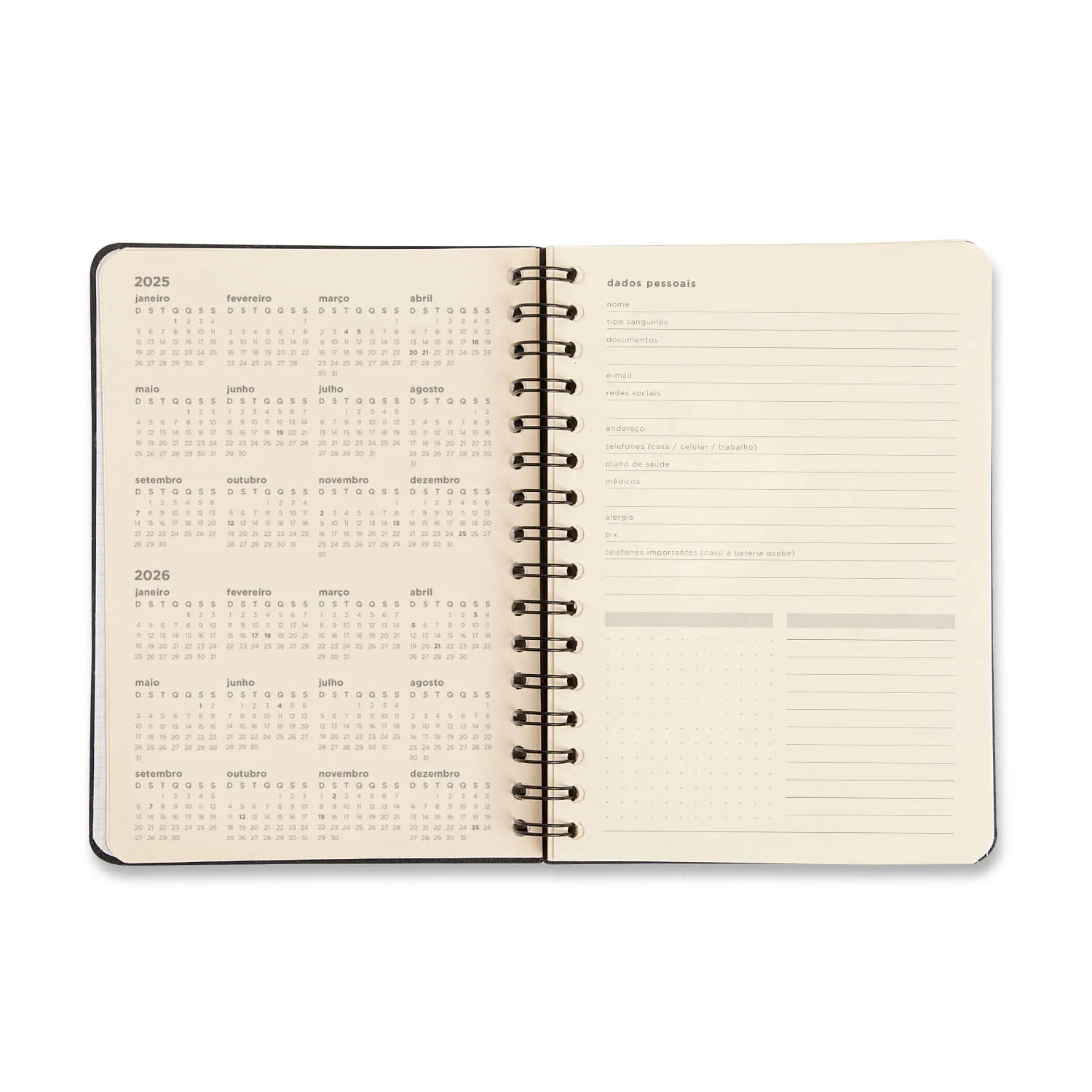 Planner Permanente Wire-o Melissa Financeiro Favo de Abelhas