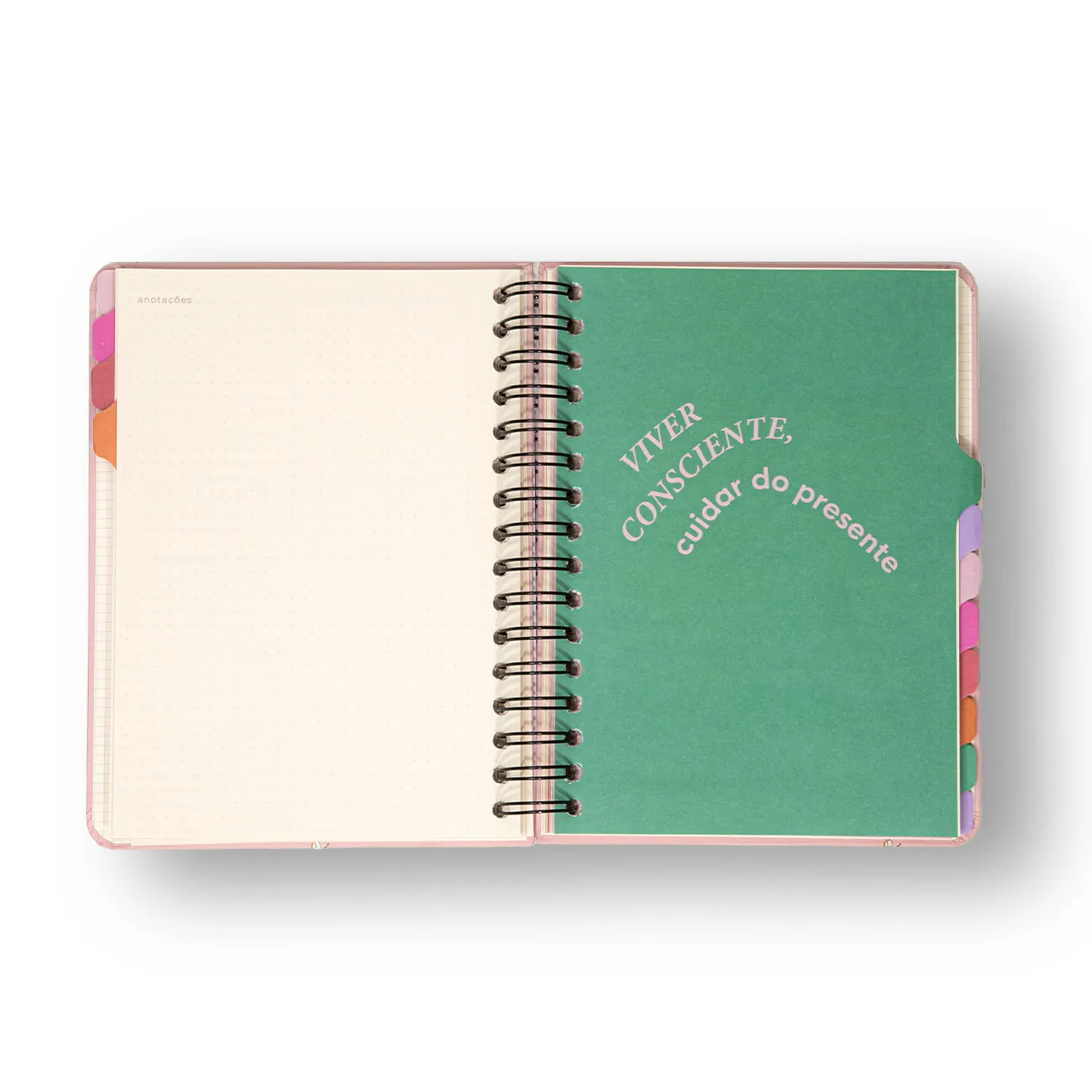 Planner Permanente Wire-o Melissa Semanal Notas A5 Favo de Abelhas