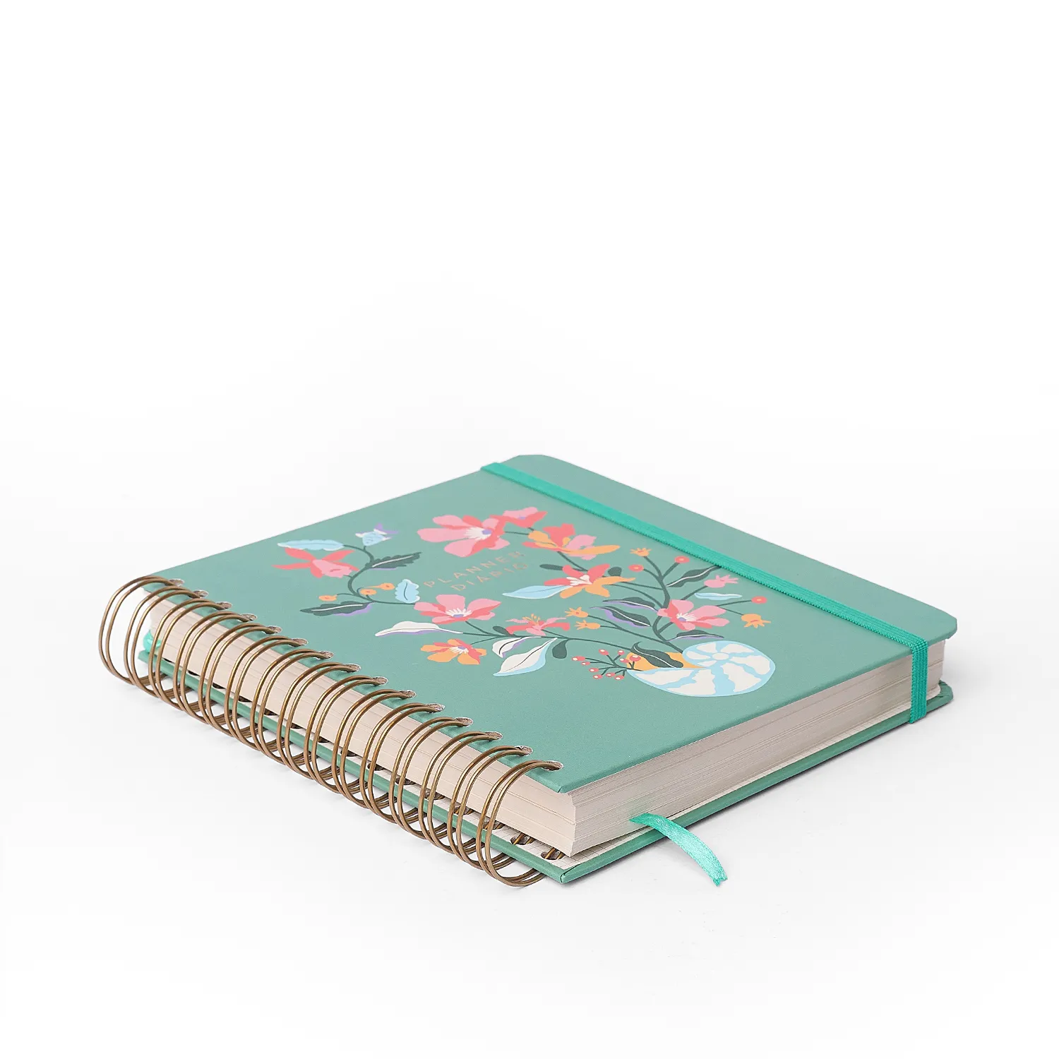 Planner Permanente Wire-o Noronha Diário 17x19,5 Flora Marinha