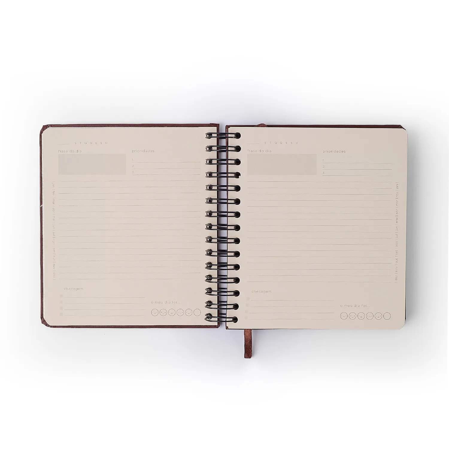 Planner Permanente Wire-o Petit Diário 17x19,5 Amor