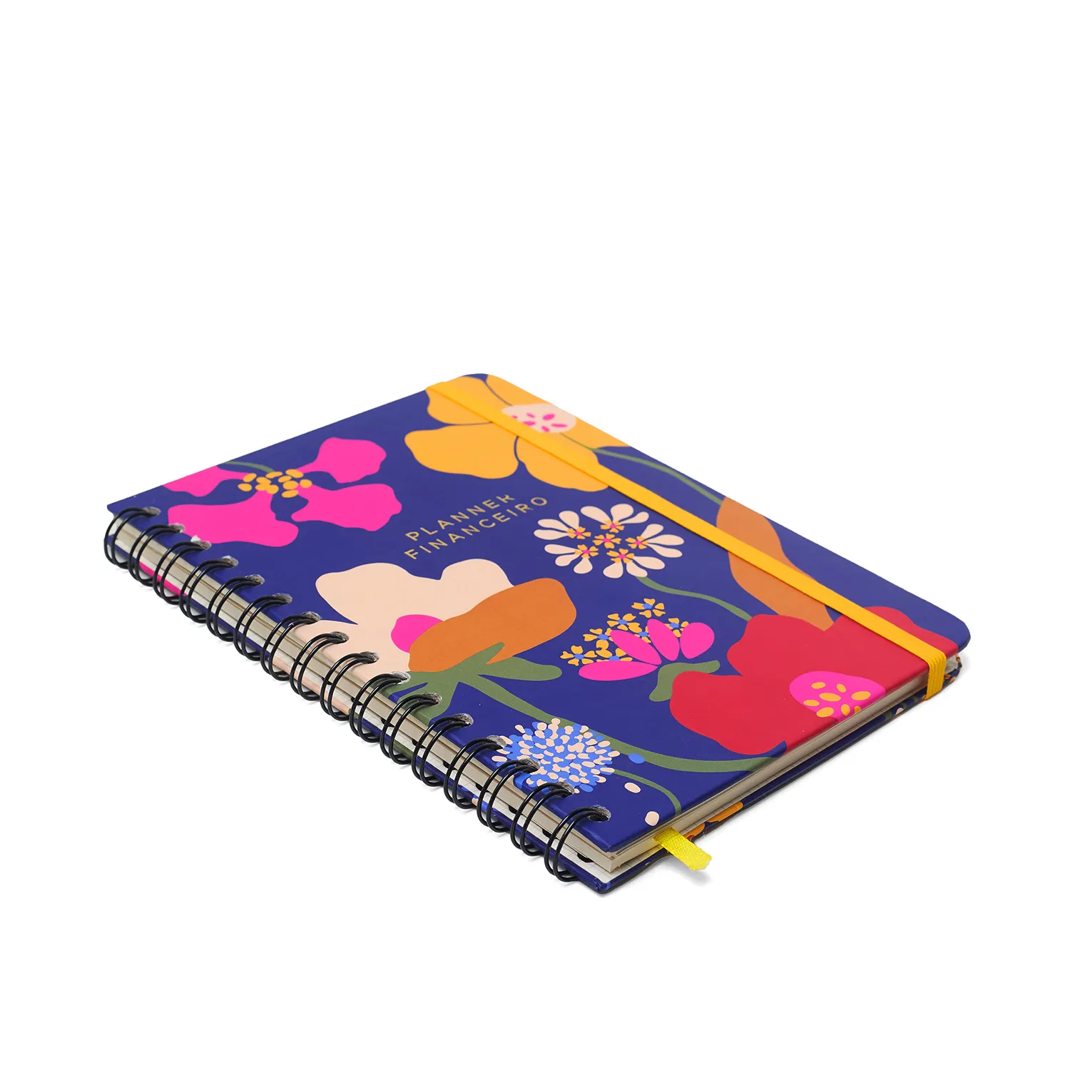 Planner Permanente Wire-o Pólen Financeiro A5 Aromas Azul