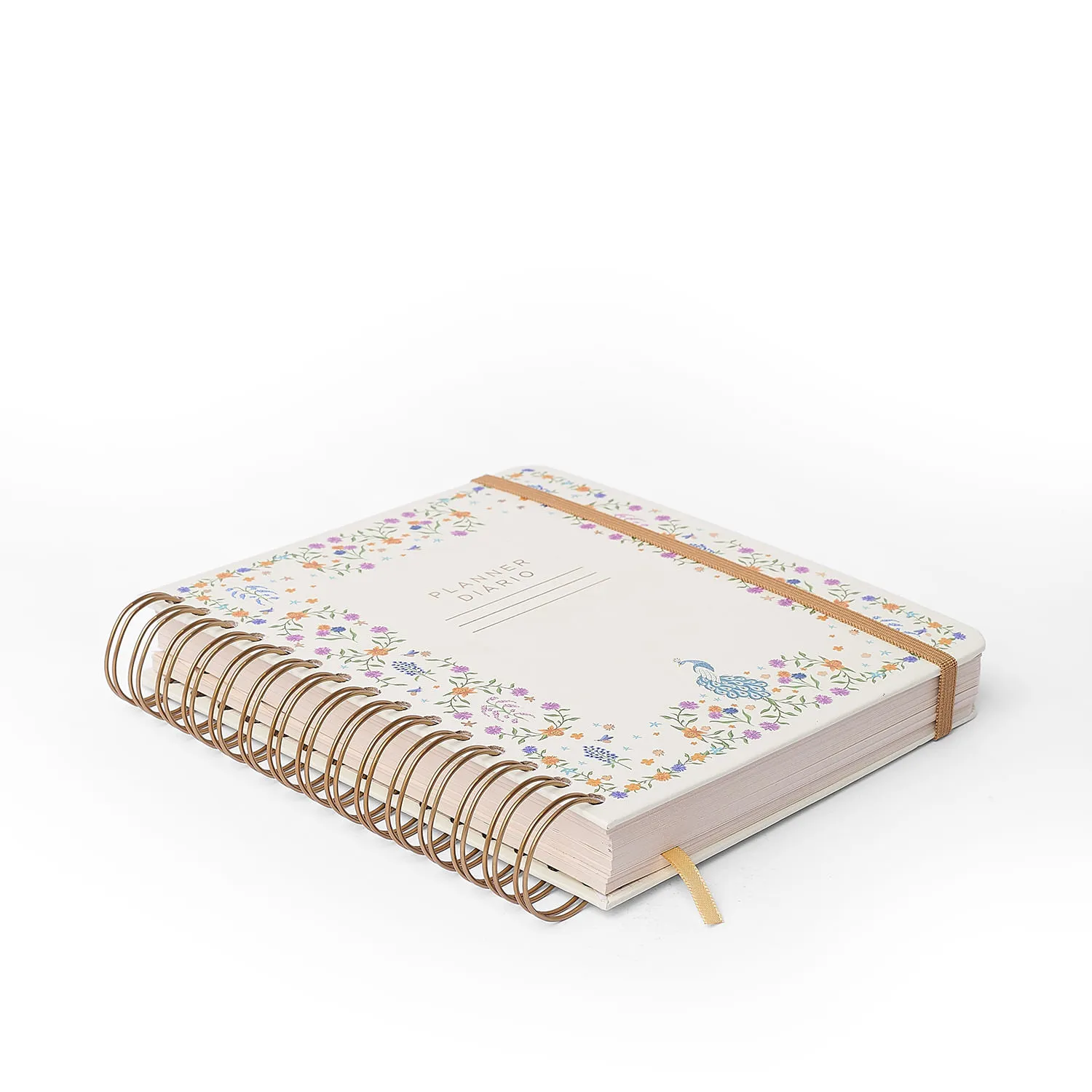 Planner Permanente Wire-o Relicário Diário 17x19,5 Secreto Off White