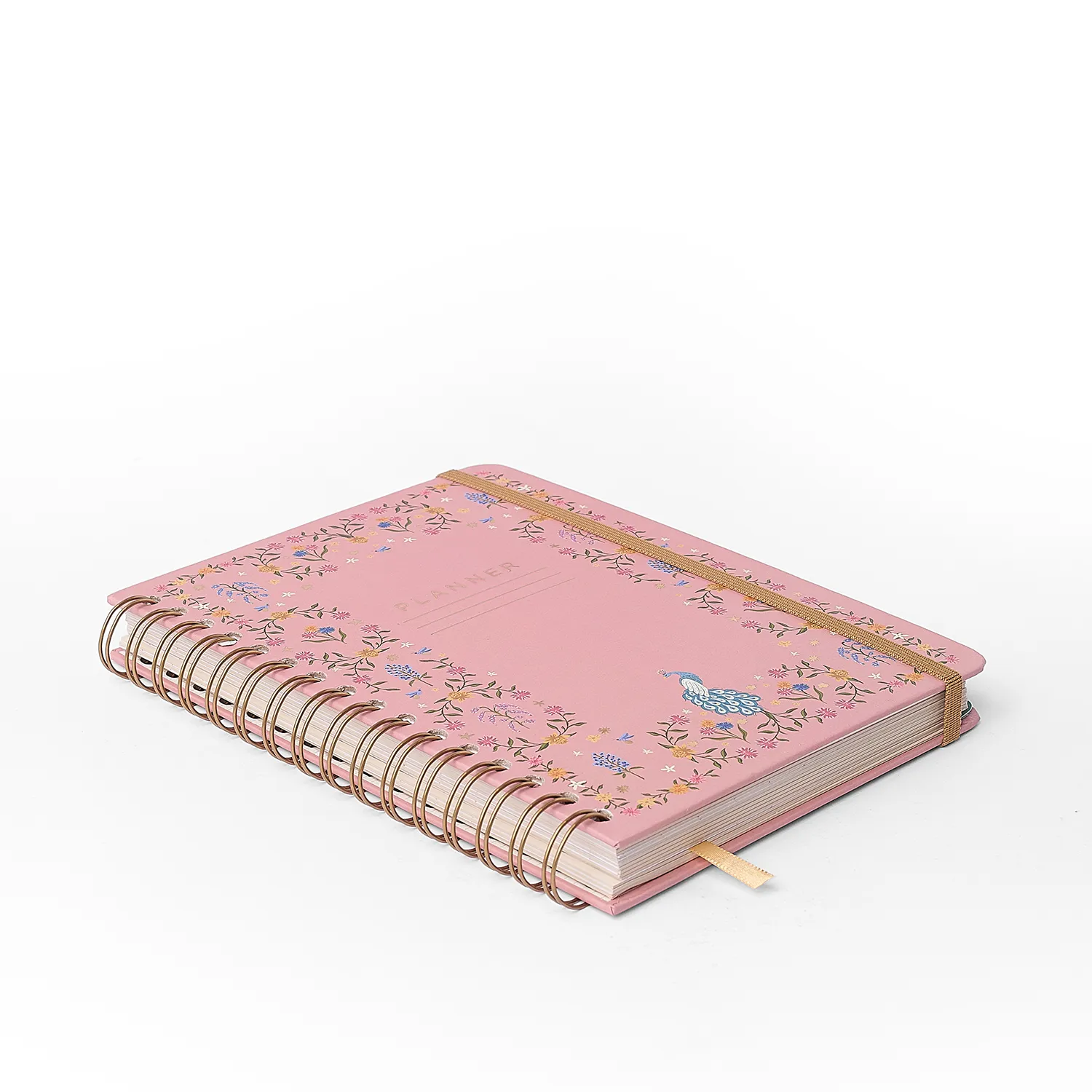 Planner Permanente Wire-o Relicário Semanal Notas A5 Secreto Coral