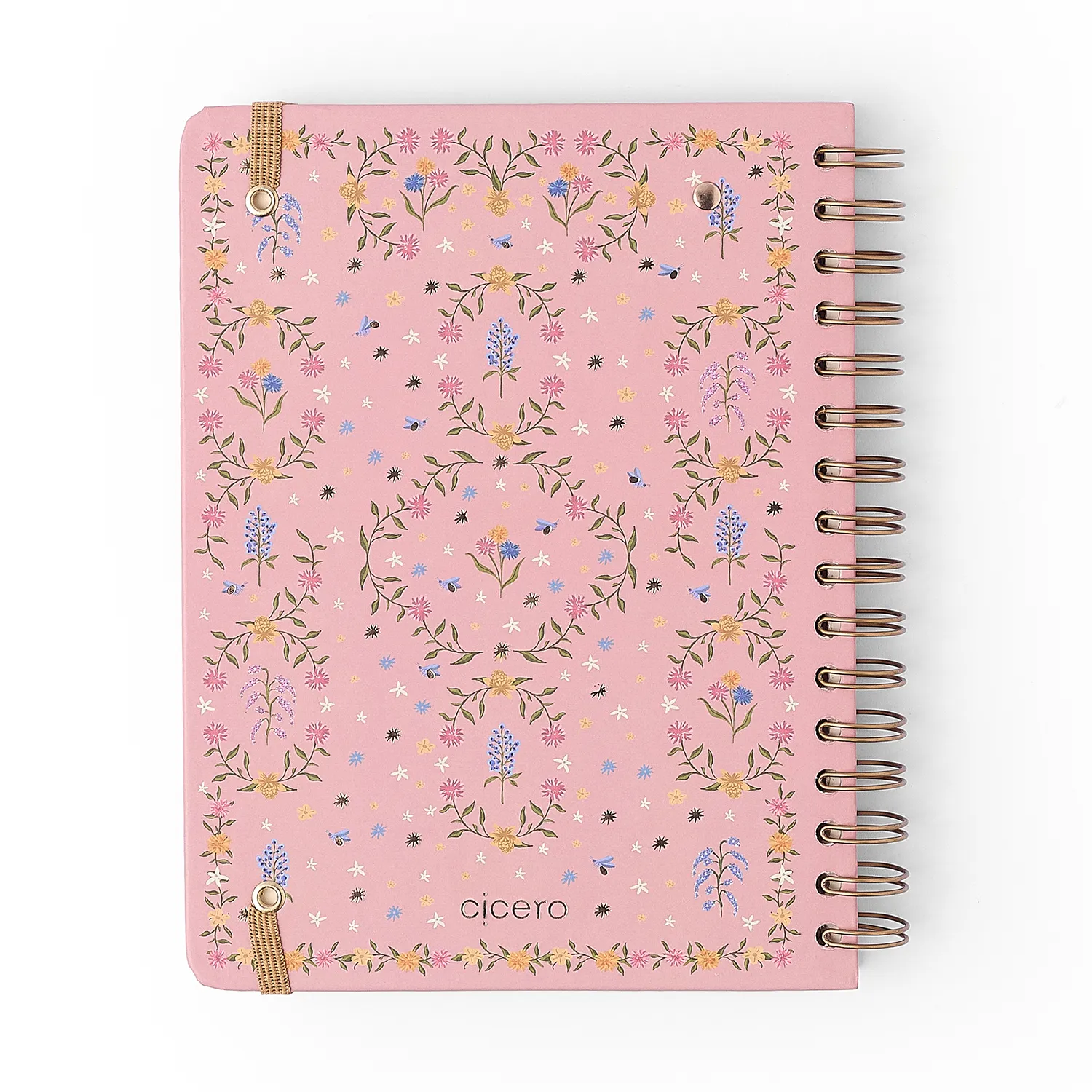 Planner Permanente Wire-o Relicário Semanal Notas A5 Secreto Coral