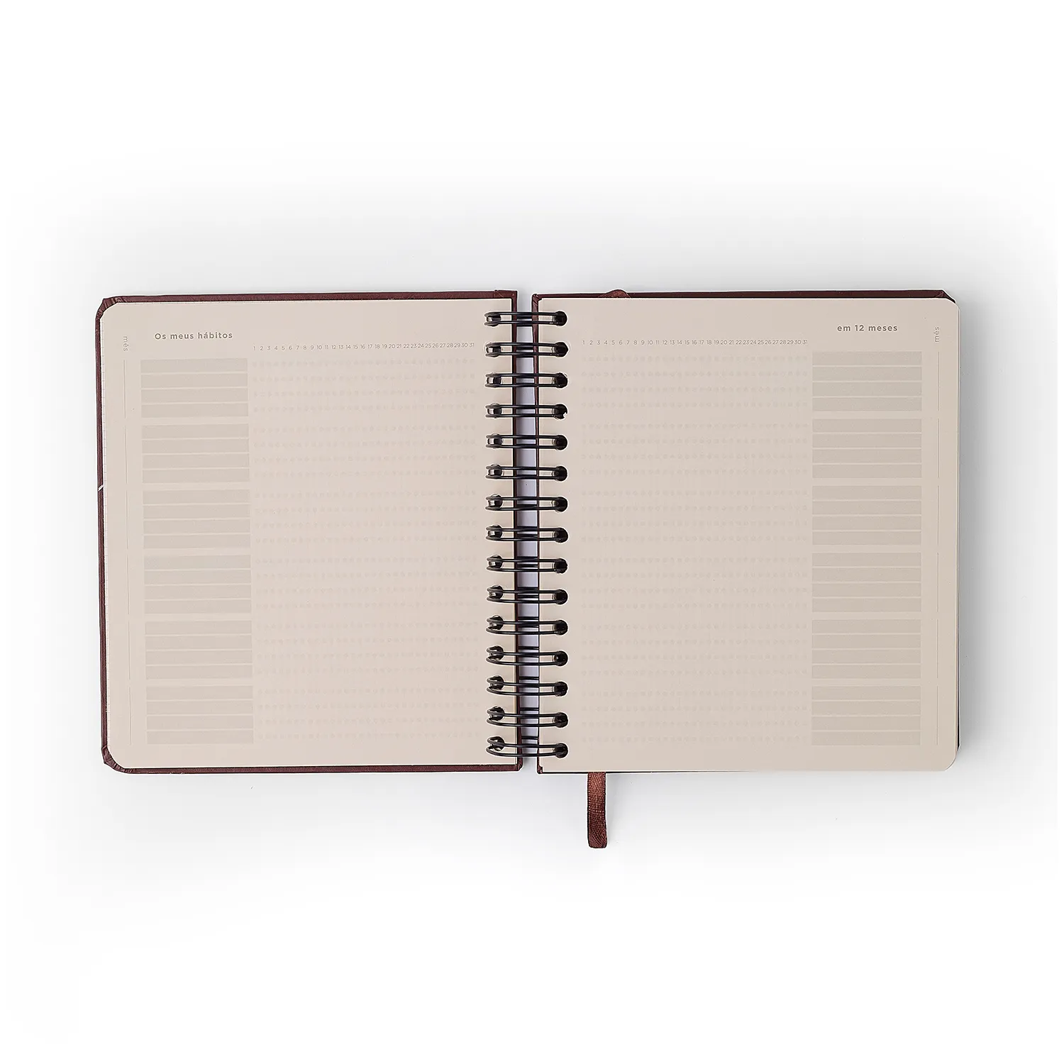 Planner Permanente Wire-o Veredas Diário 17x19,5 Gelo