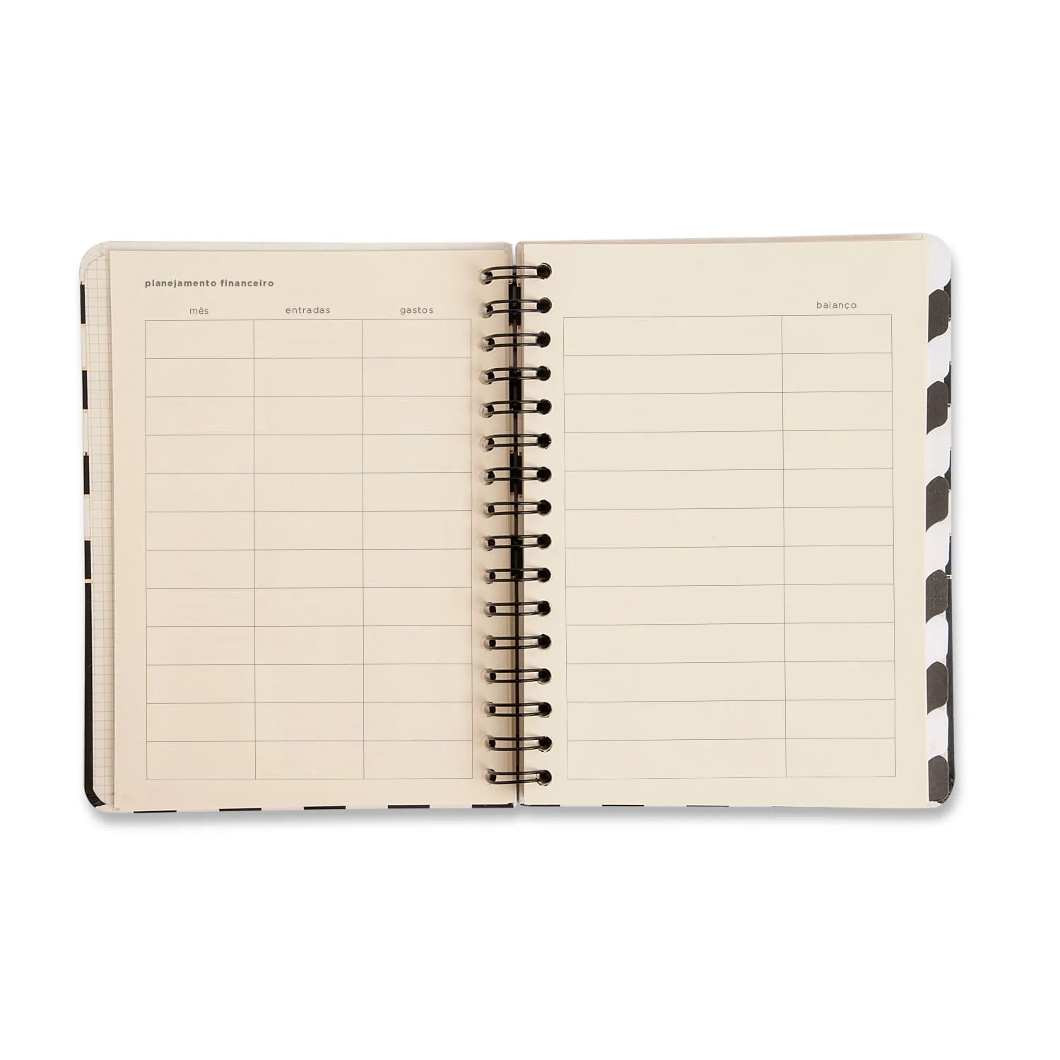Planner Wire-o Clássico 14,8x21 - Preto