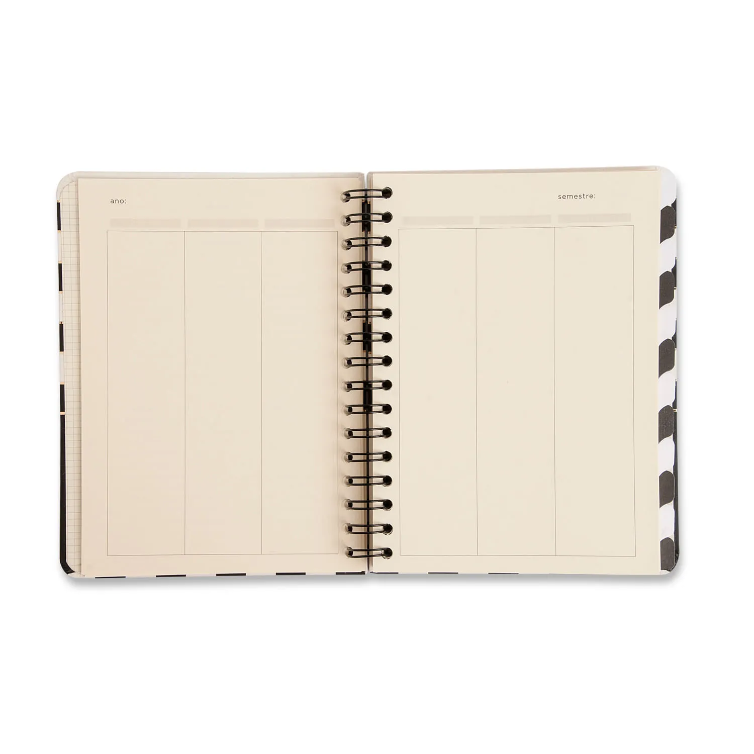 Planner Wire-o Clássico 14,8x21 - Preto