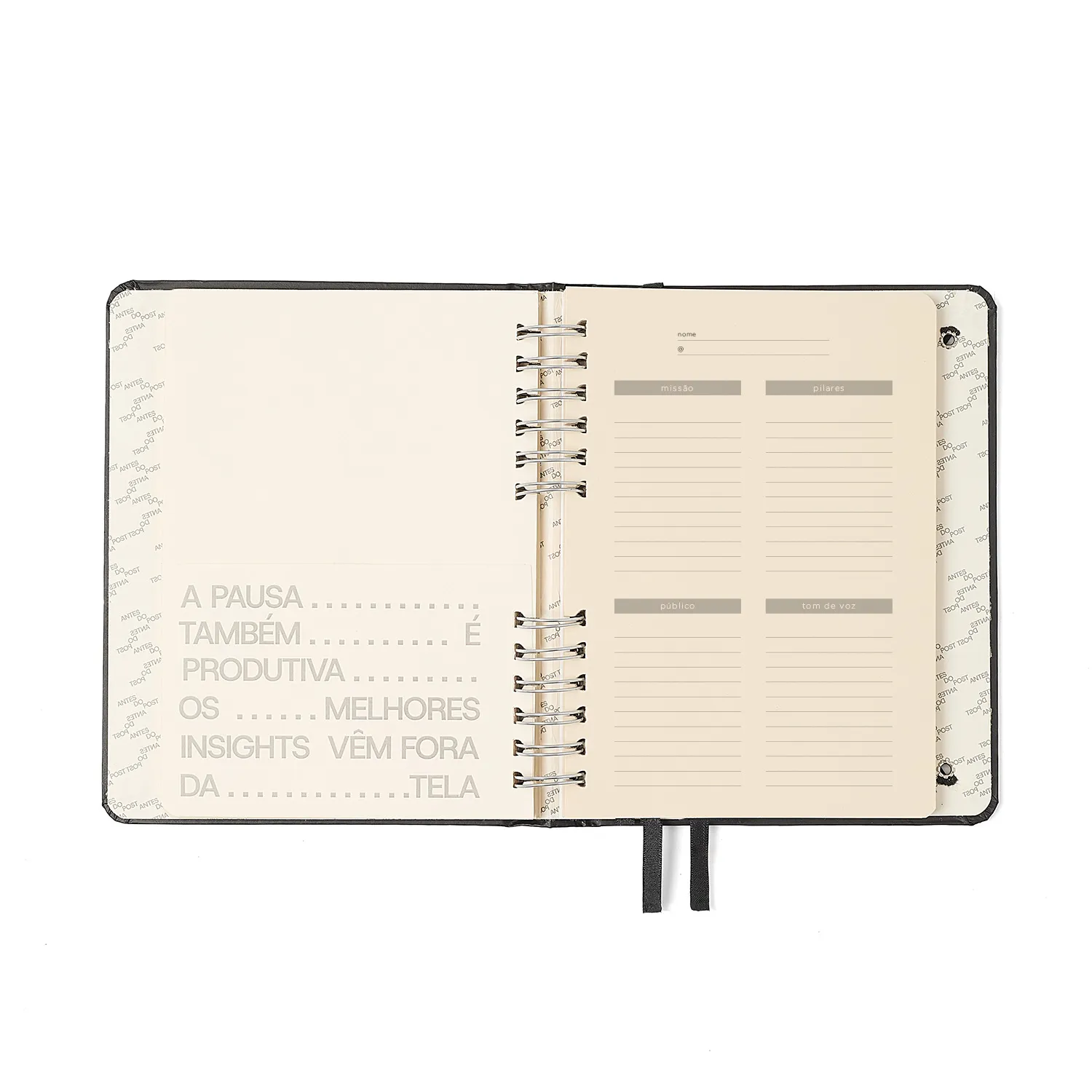 Planner do Creator A5 Cicero + Messs Cinza