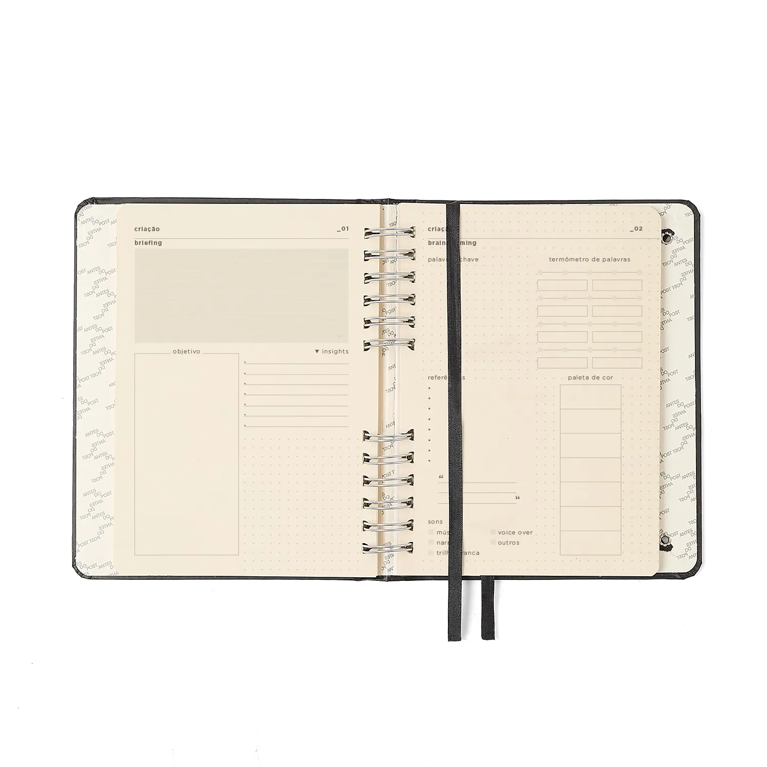 Planner do Creator A5 Cicero + Messs Preto