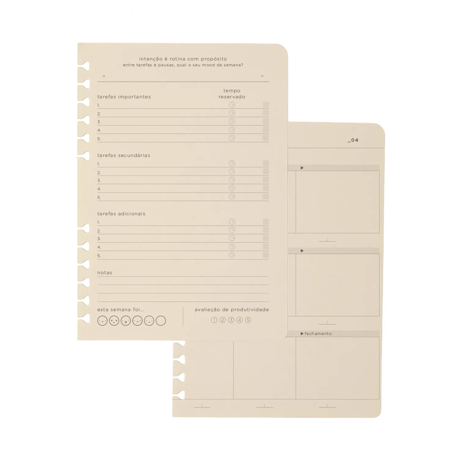 Planner do Creator A5 Cicero + Messs Preto