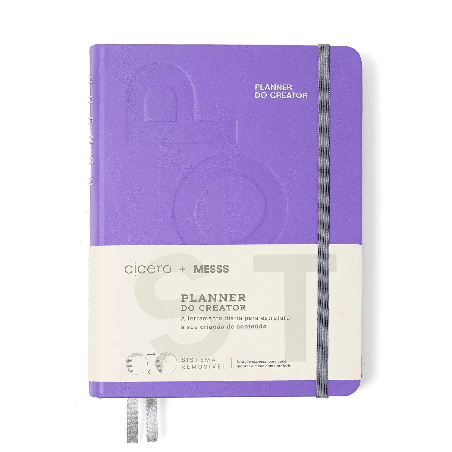 Planner do Creator A5 Cicero + Messs Roxo