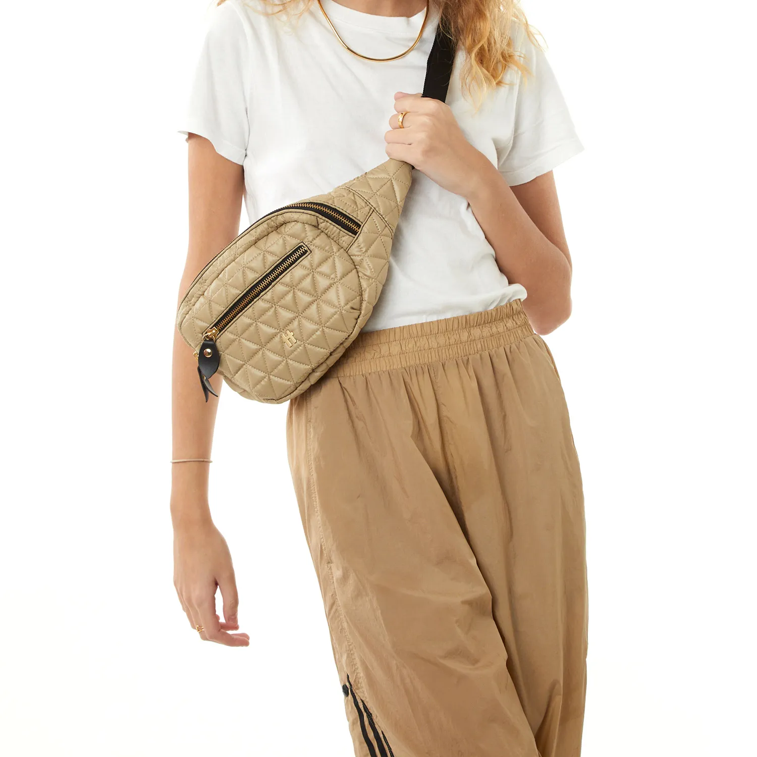 Pochete Matelassê Khaki Otti