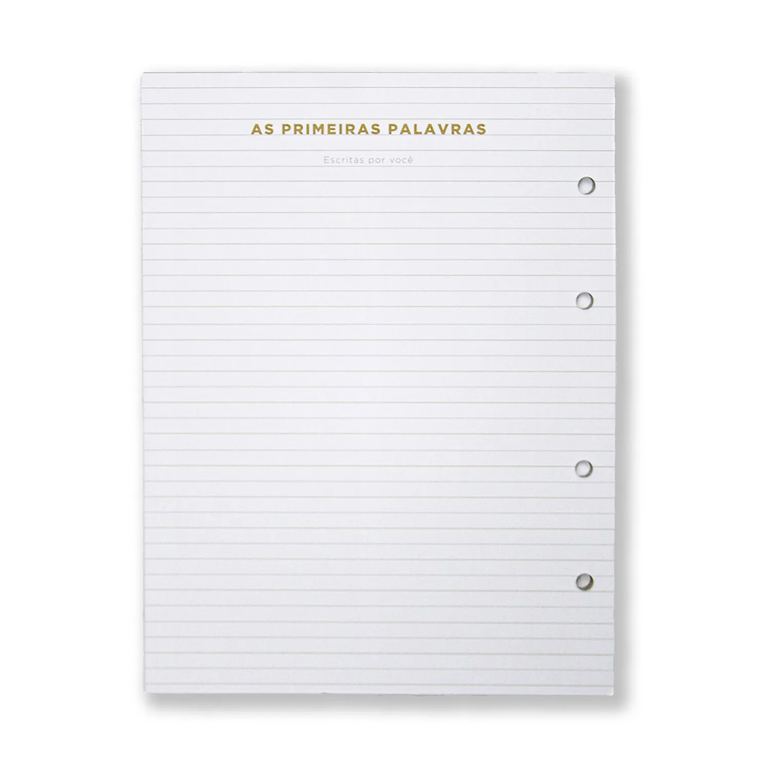 Refil Caderno Álbum do Bebê Argolado 11 FLS Offset 150g 18x24