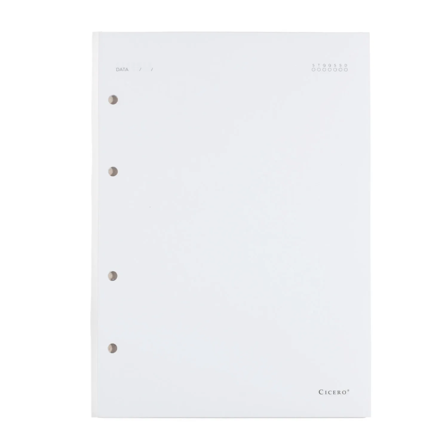 Refil Caderno Argolado 40FLS Offset 90g 17x24 Sem Pauta