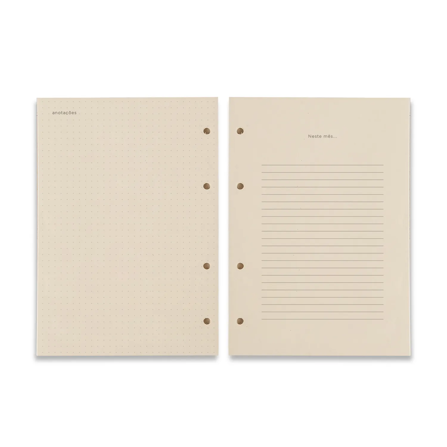 Refil Caderno Argolado 88FLS Polen 80g 17x24 Planner
