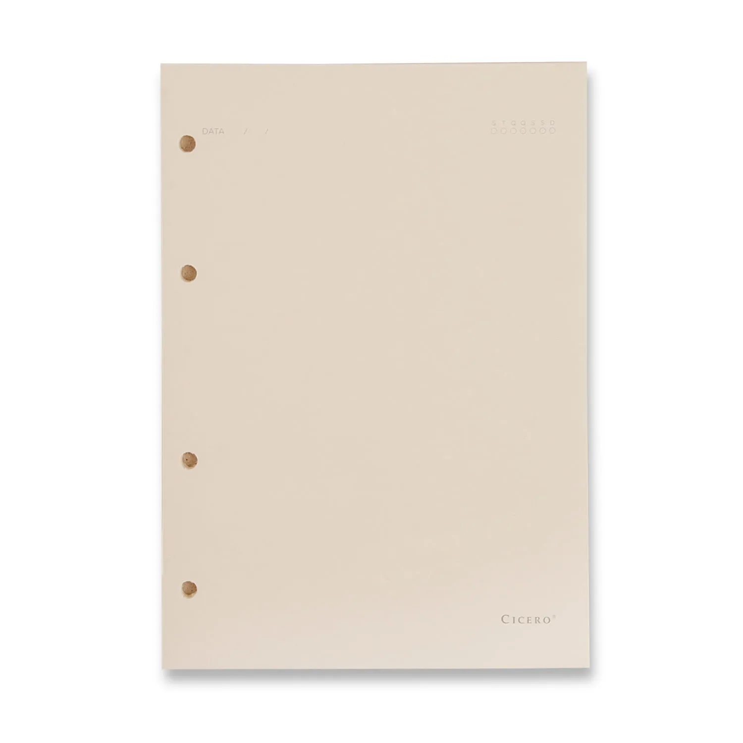 Refil Caderno Argolado Office 40FLS Pólen 80g Sem Pauta A5