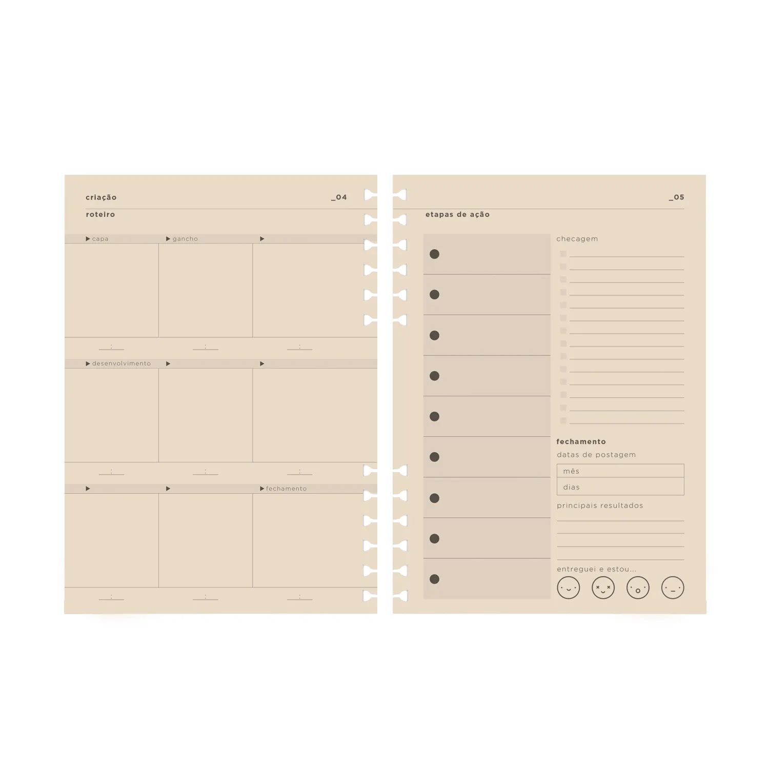 Refil Planner Organizador Messs 52 Fls Pólen 80g Creator A5